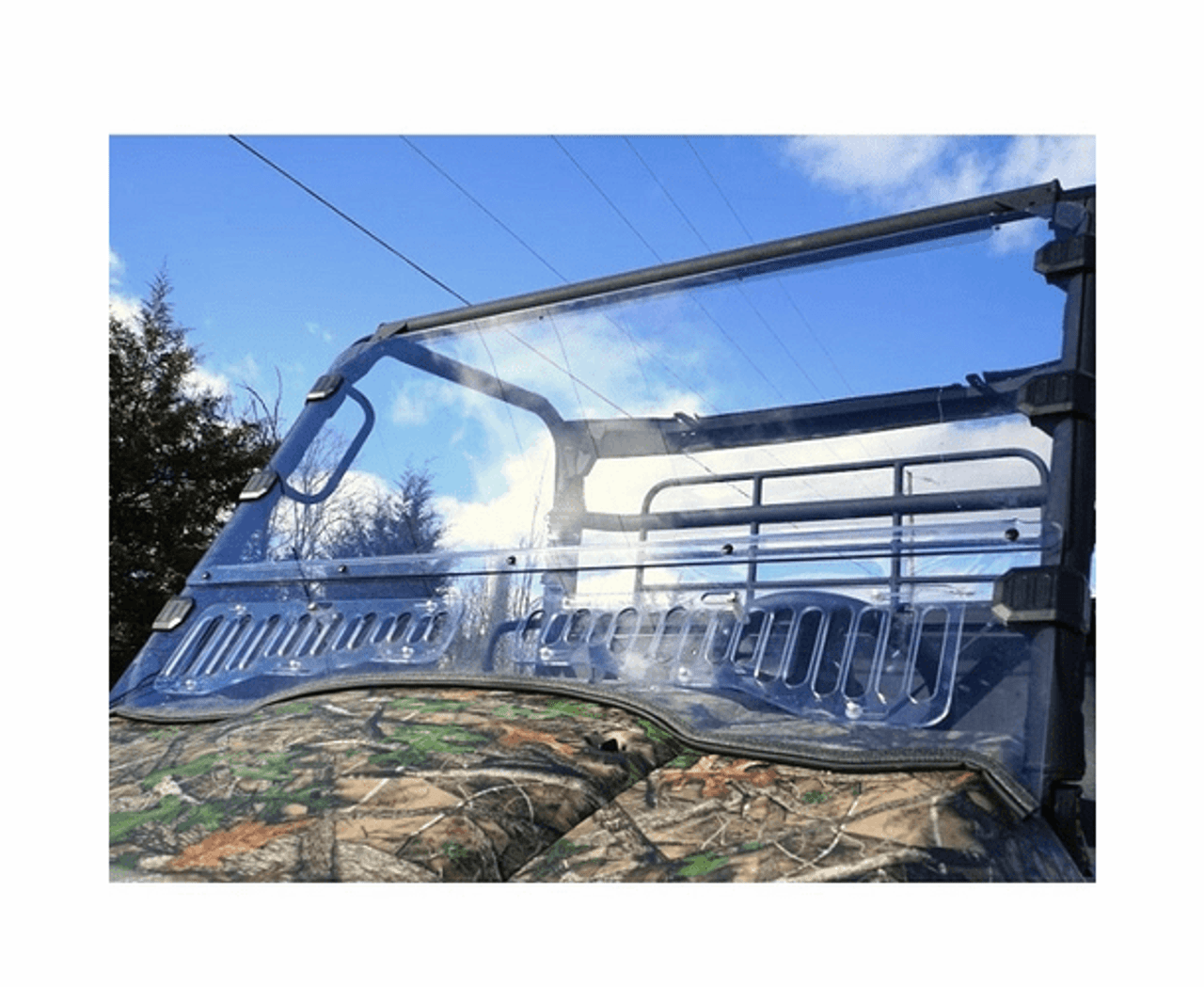 UTV Side X Side Aero-Vent Windshield Kawasaki Mule Pro MX