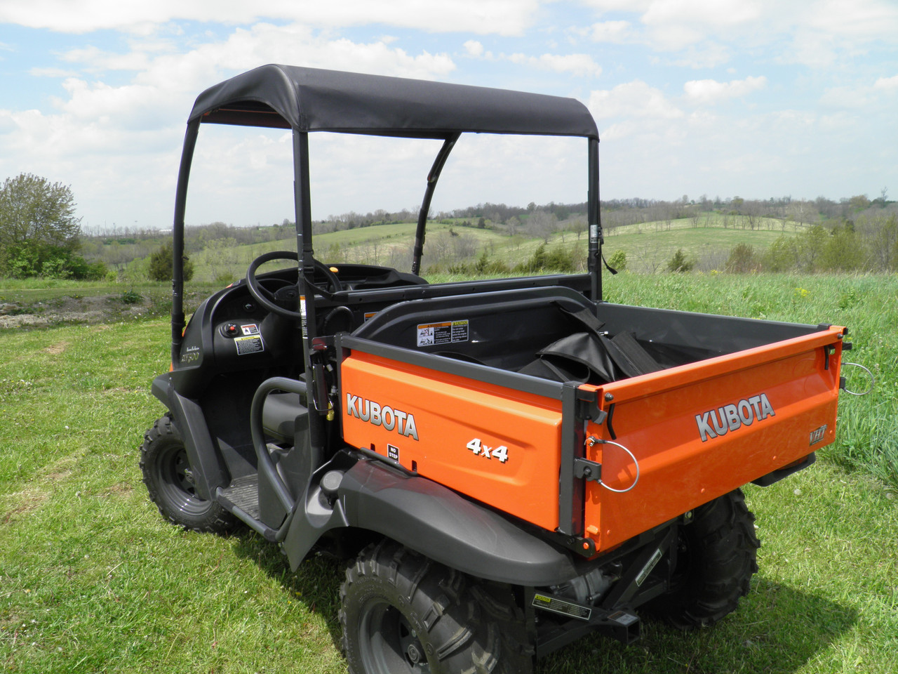 3 Star side x side Kubota RTV 400/500/520 soft top rear view