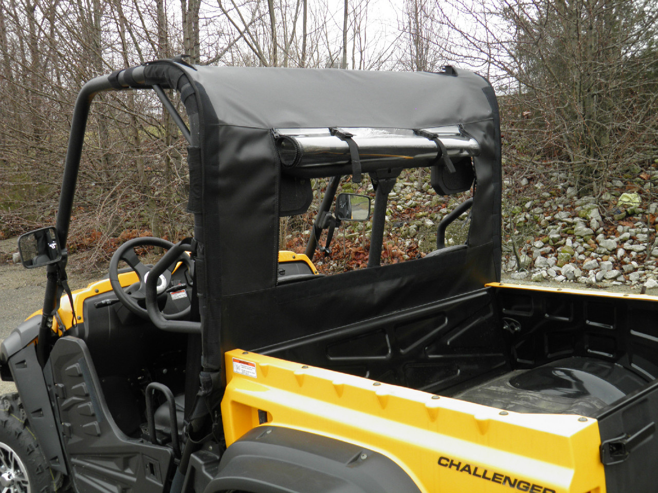 3 Star side x side Cub Cadet Challenger 500/700 full cab enclosure rear angle view close up