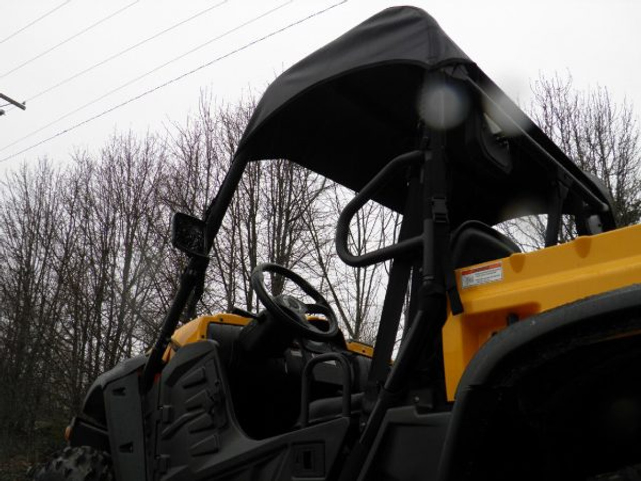 3 Star side x side Cub Cadet Challenger 500/700 soft top rear angle view