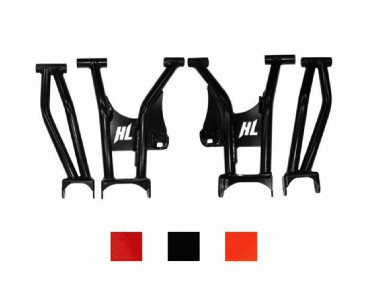 UTV Side X Side Rear Raked Upper and Lower Control Arms Polaris General 1000