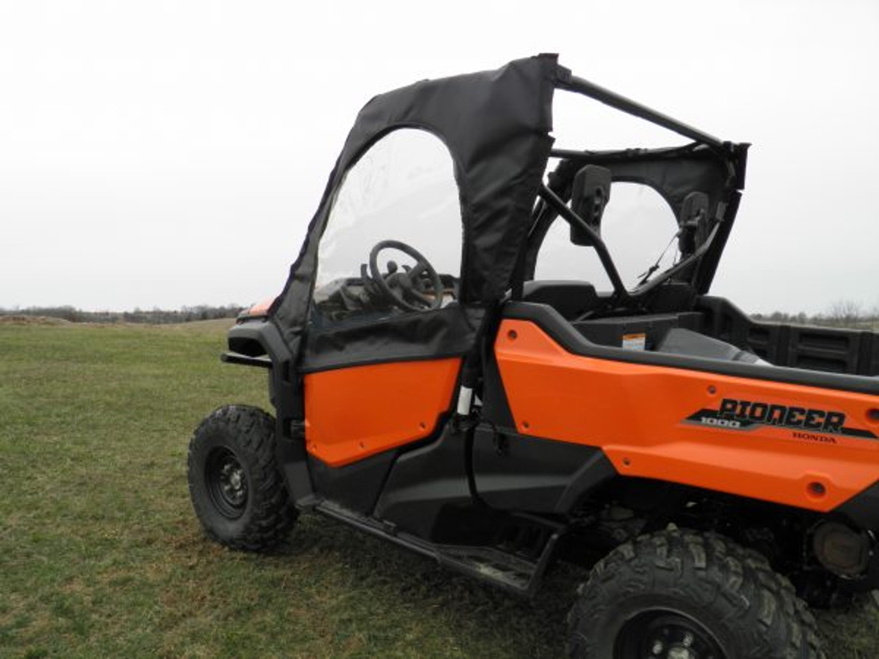 Honda Pioneer 1000 Soft Upper Doors rear and side angle view