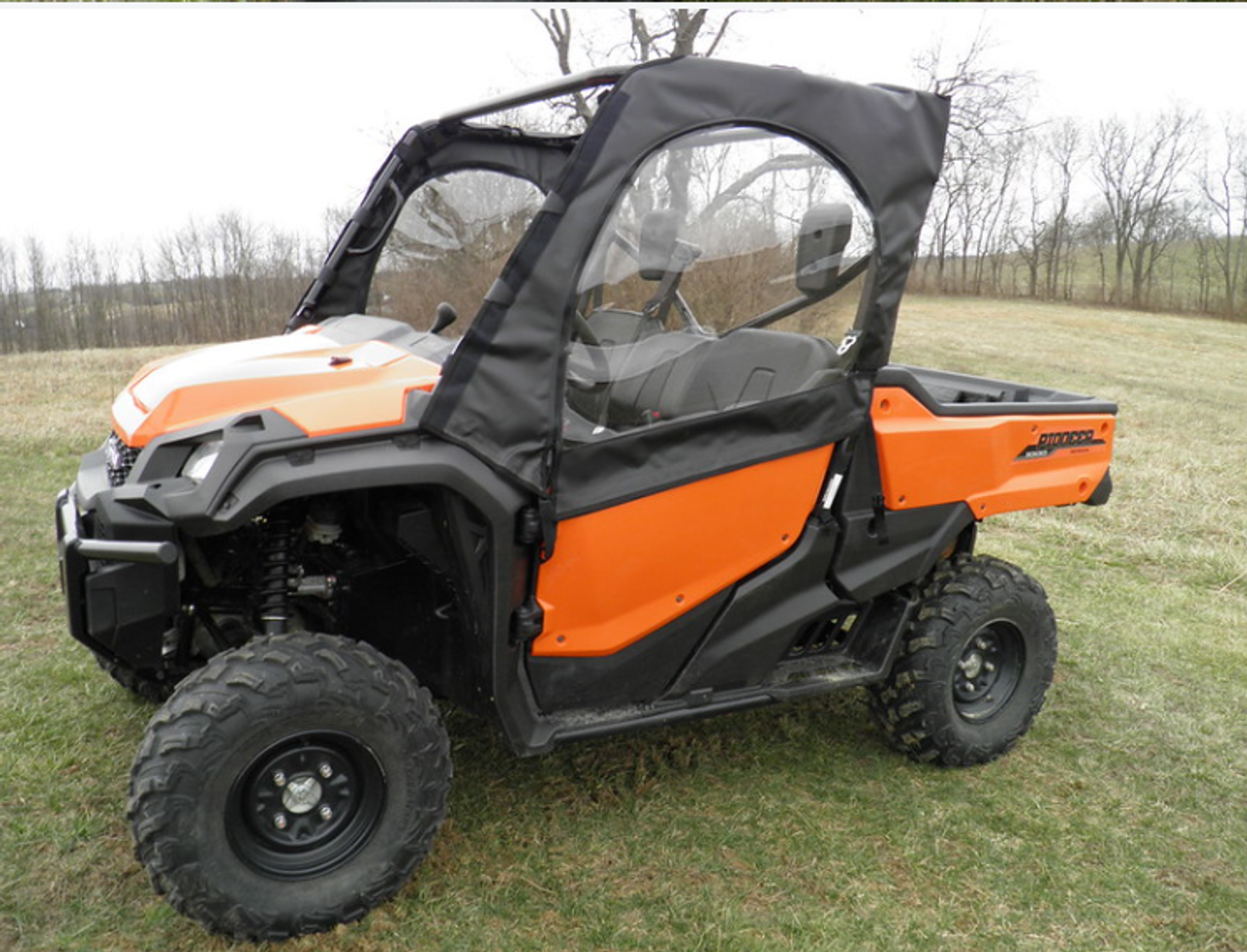 Honda Pioneer 1000 Soft Upper Doors side and front angle view