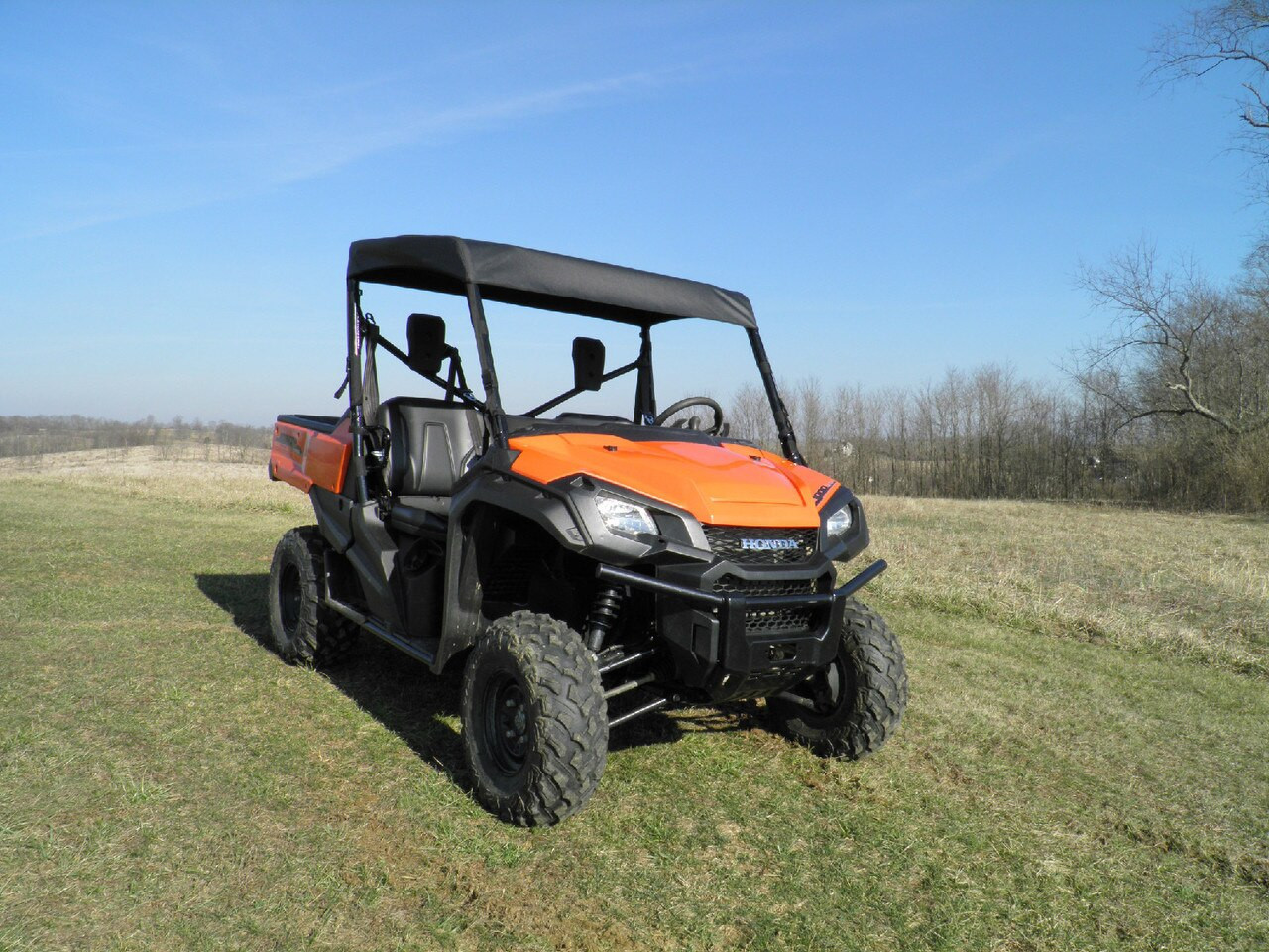 Honda Pioneer 1000 Soft Top front angle view