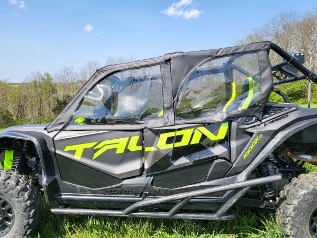 3 Star side x side Honda Talon 1000-4 upper doors side view