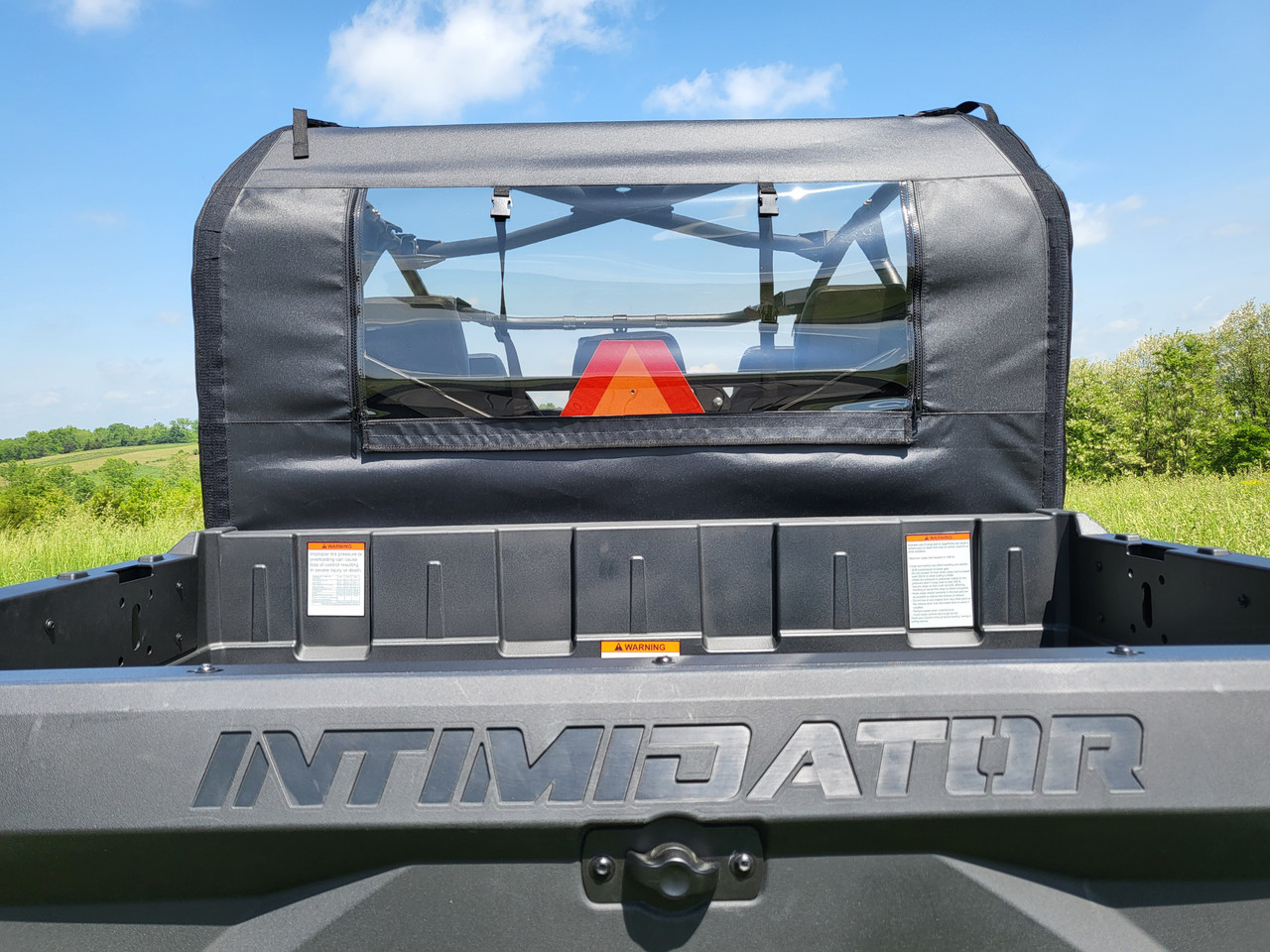 3 Star side x side Intimidator GC1K Crew soft rear window rear view