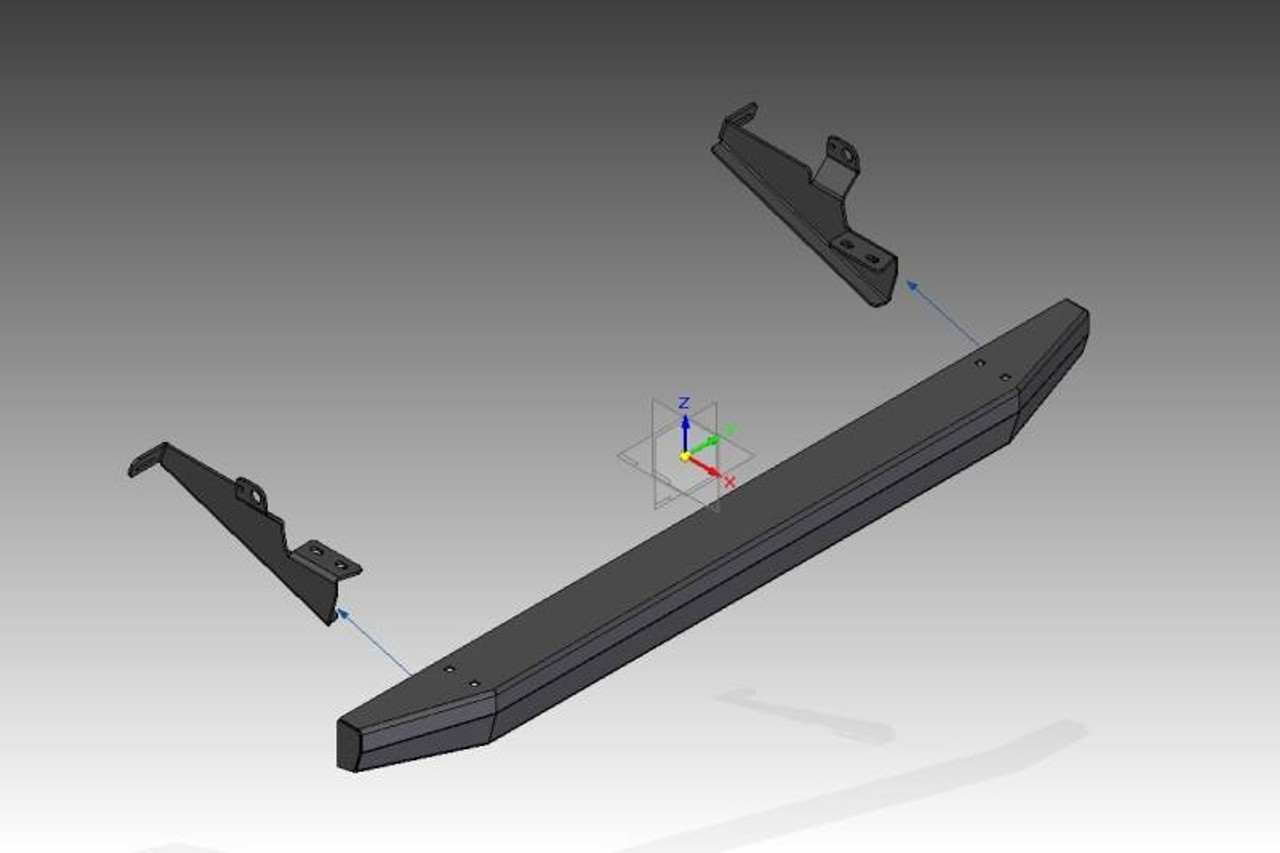 UTV Side X Side Honda Pioneer 700 Extreme Rear Bumper