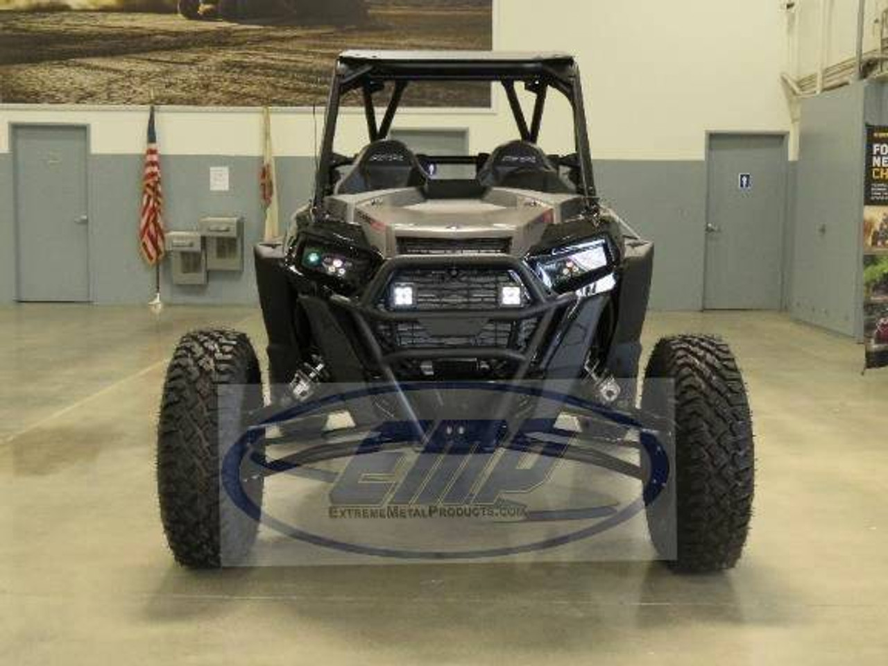 UTV Side X Side Polaris RZR Tubular Front Brush Guard Bumper