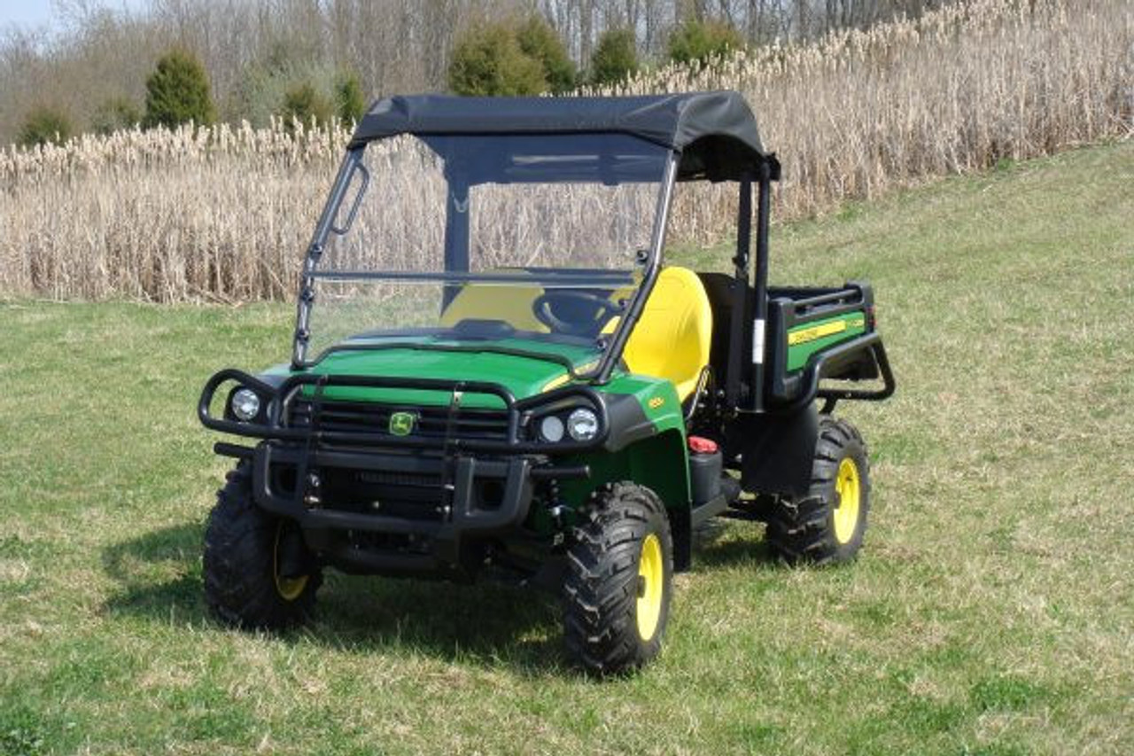 3 Star side x side John Deere HPX/XUV windshield front angle view distance