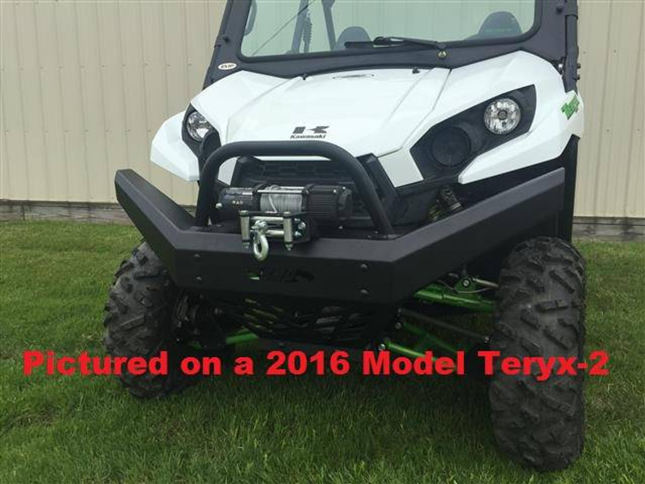 UTV Side X Side Kawasaki Teryx 2/4 Front Bumper/Brush Guard w/Winch Mount