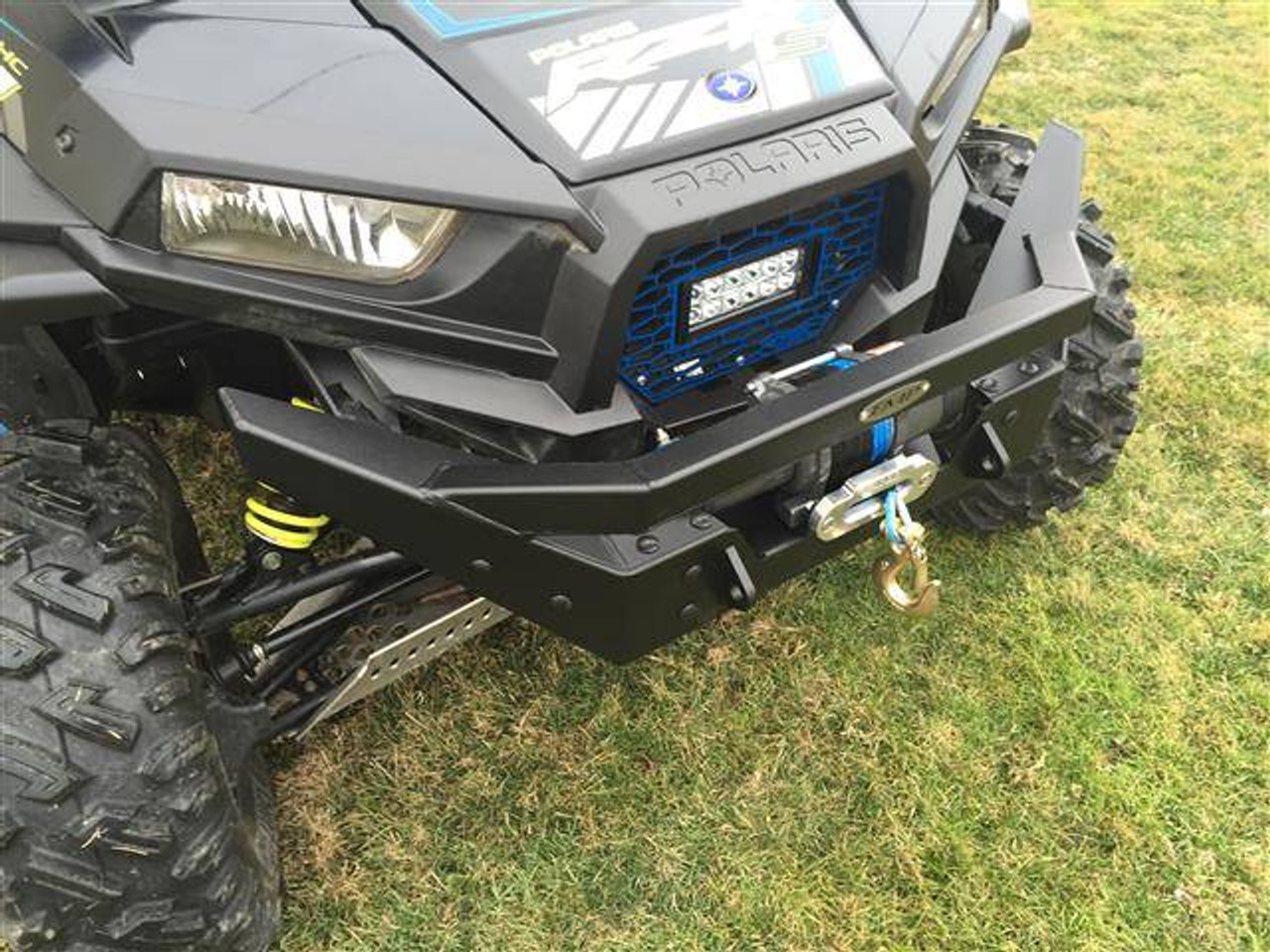 UTV Side X Side Polaris RZR 900/1000 Nitro Front Bumper/Brush Guard w/Winch Mount