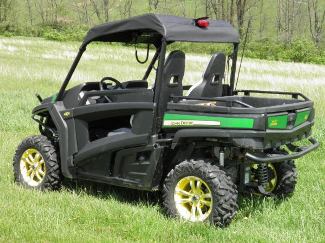 John Deere Gator RSX 850/860 Soft Top side angle view