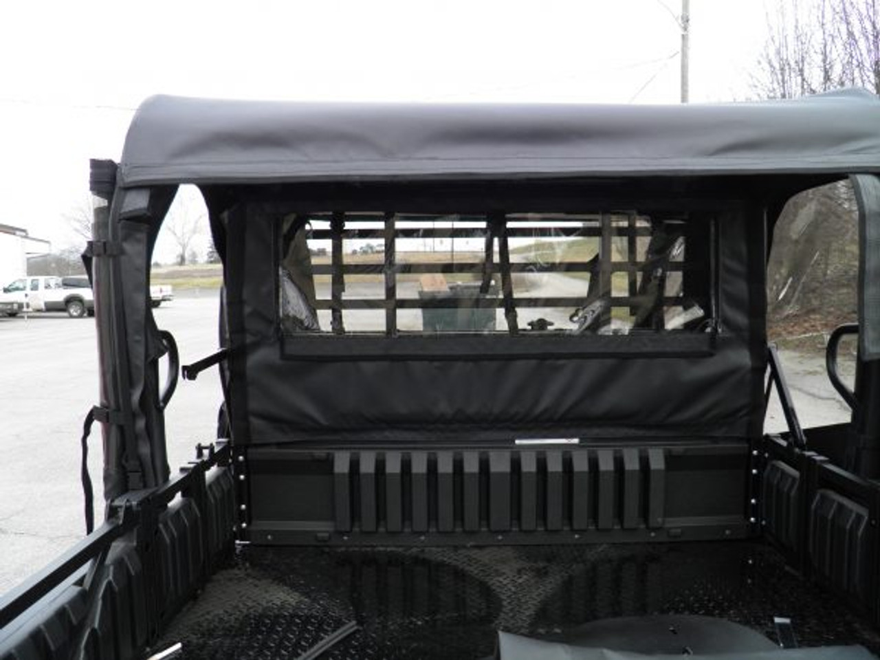 3 Star Kawasaki Mule Pro FXT DXT Soft Top Rear view