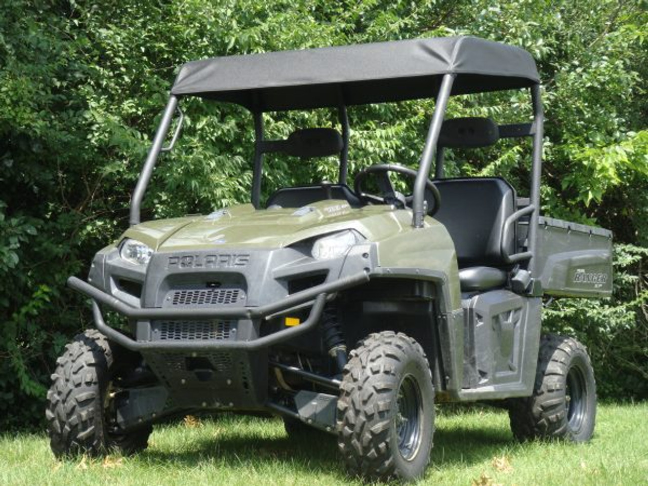 3 Star side x side Polaris Ranger 500/700/800/6x6 soft top front angle view