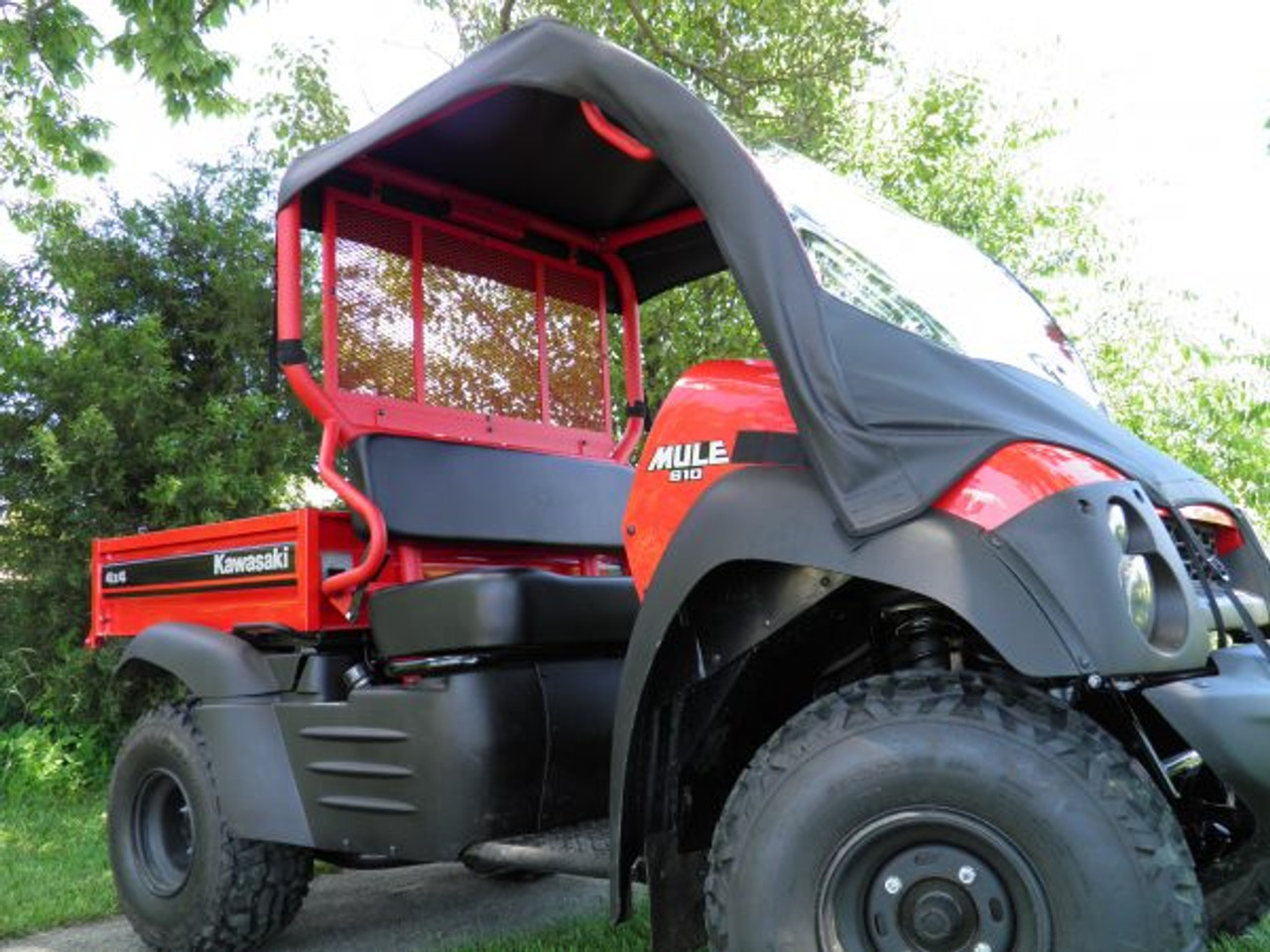 Kawasaki Mule SX Vinyl Windshield and Top