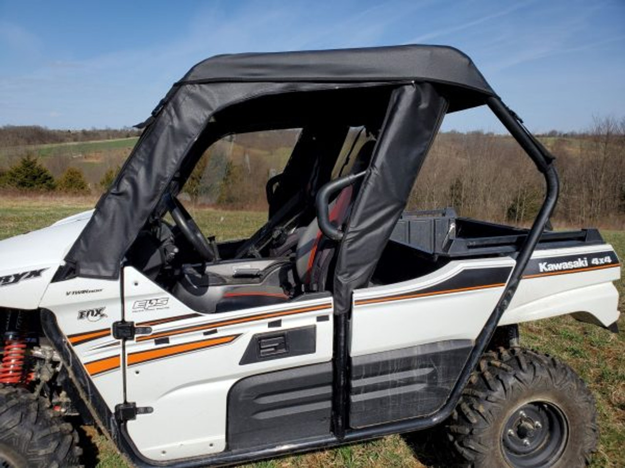 Kawasaki Teryx 800 Full Cab Enclosure for Hard Window Side View