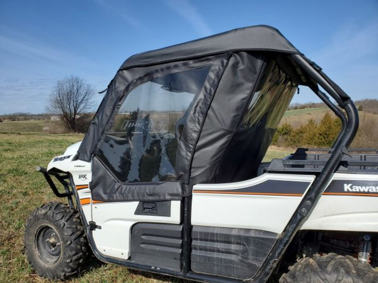Kawasaki Teryx 800 Full Cab Enclosure for Hard Window Side View