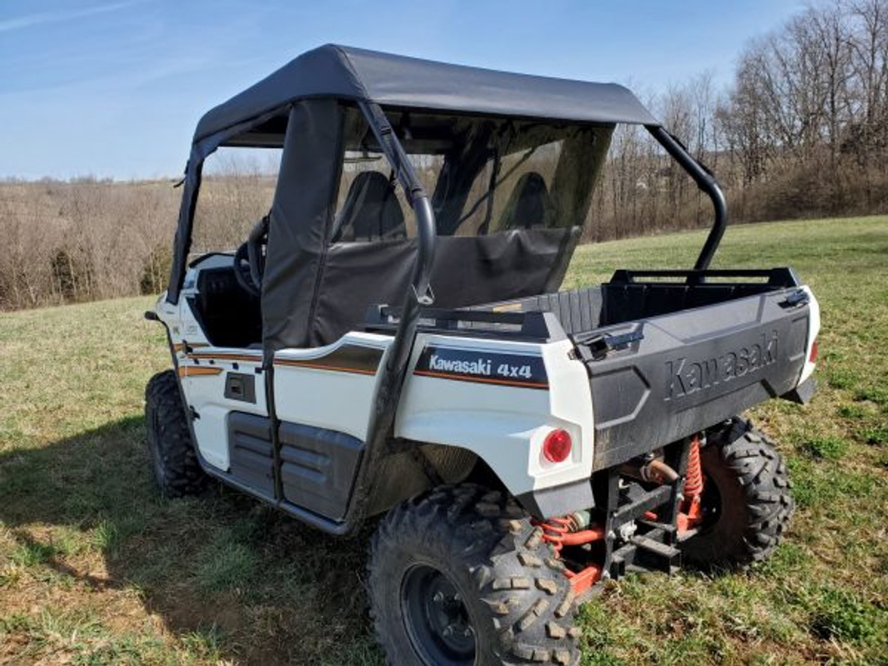 Kawasaki Teryx 800 Full Cab Enclosure for Hard Window Rear View