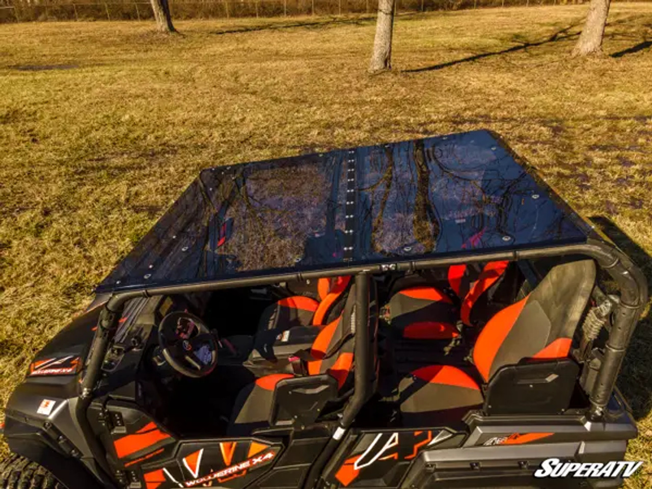 Side X Side UTV Yamaha Wolverine X4 Tinted Roof