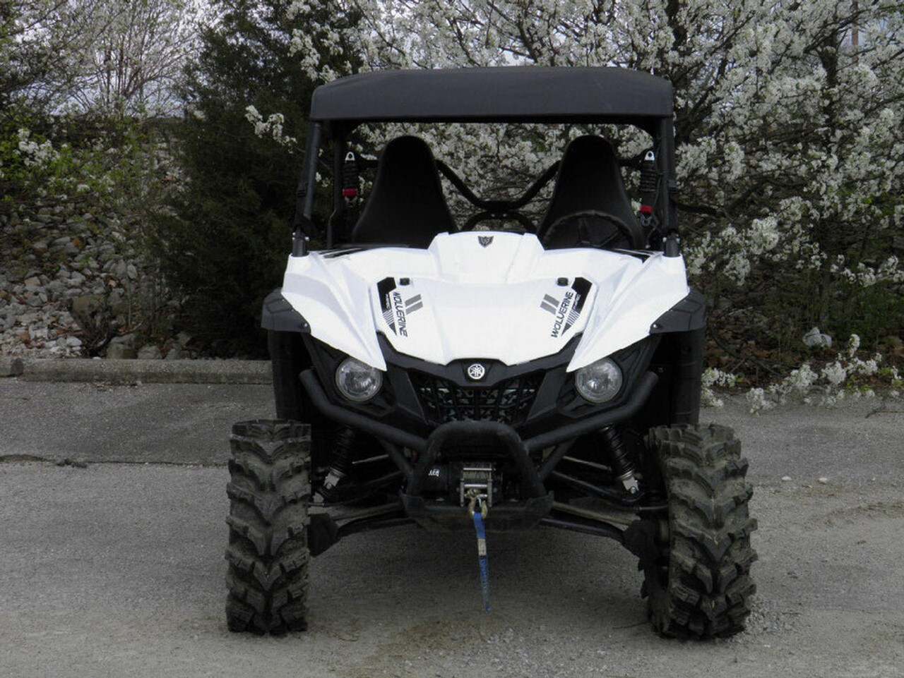 Yamaha Wolverine and R-Spec Soft Top Front View