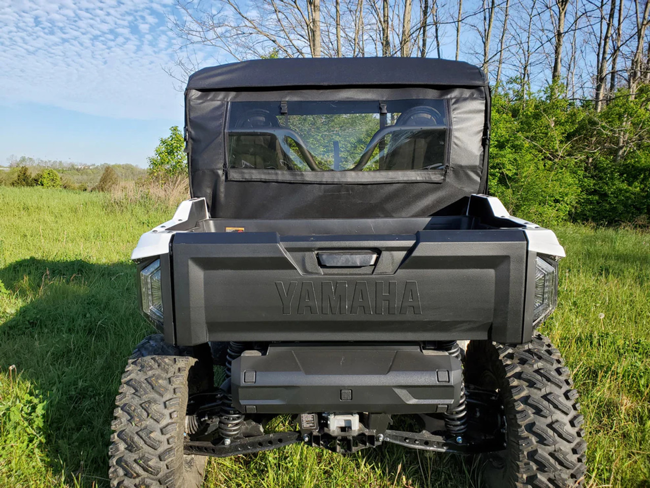 Yamaha Wolverine RMAX2 1000 Full Cab Enclosure for Hard Windshield Rear View