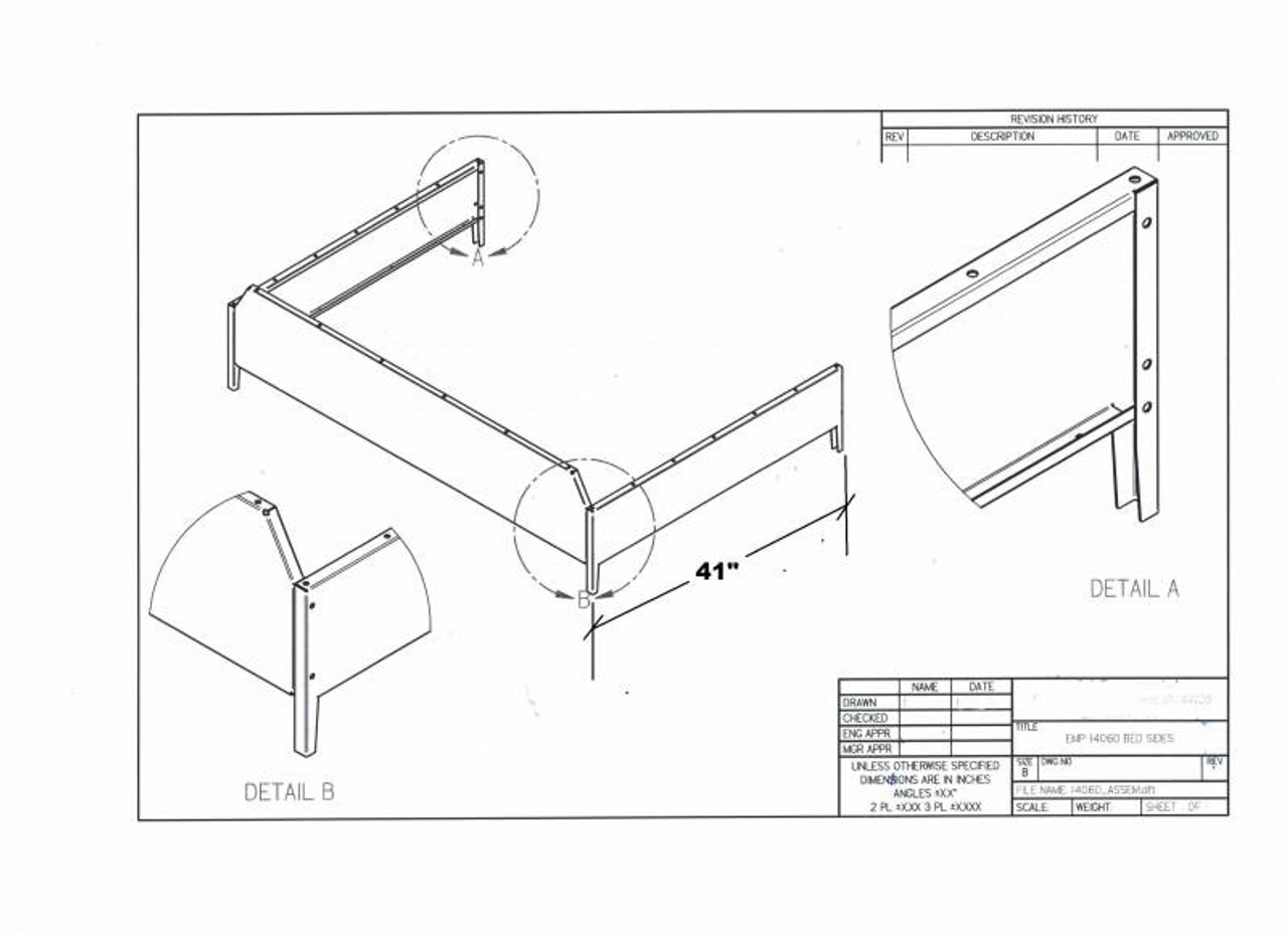 UTV Side X Side Kubota RTV X-Series Cargo Bed Side Extensions