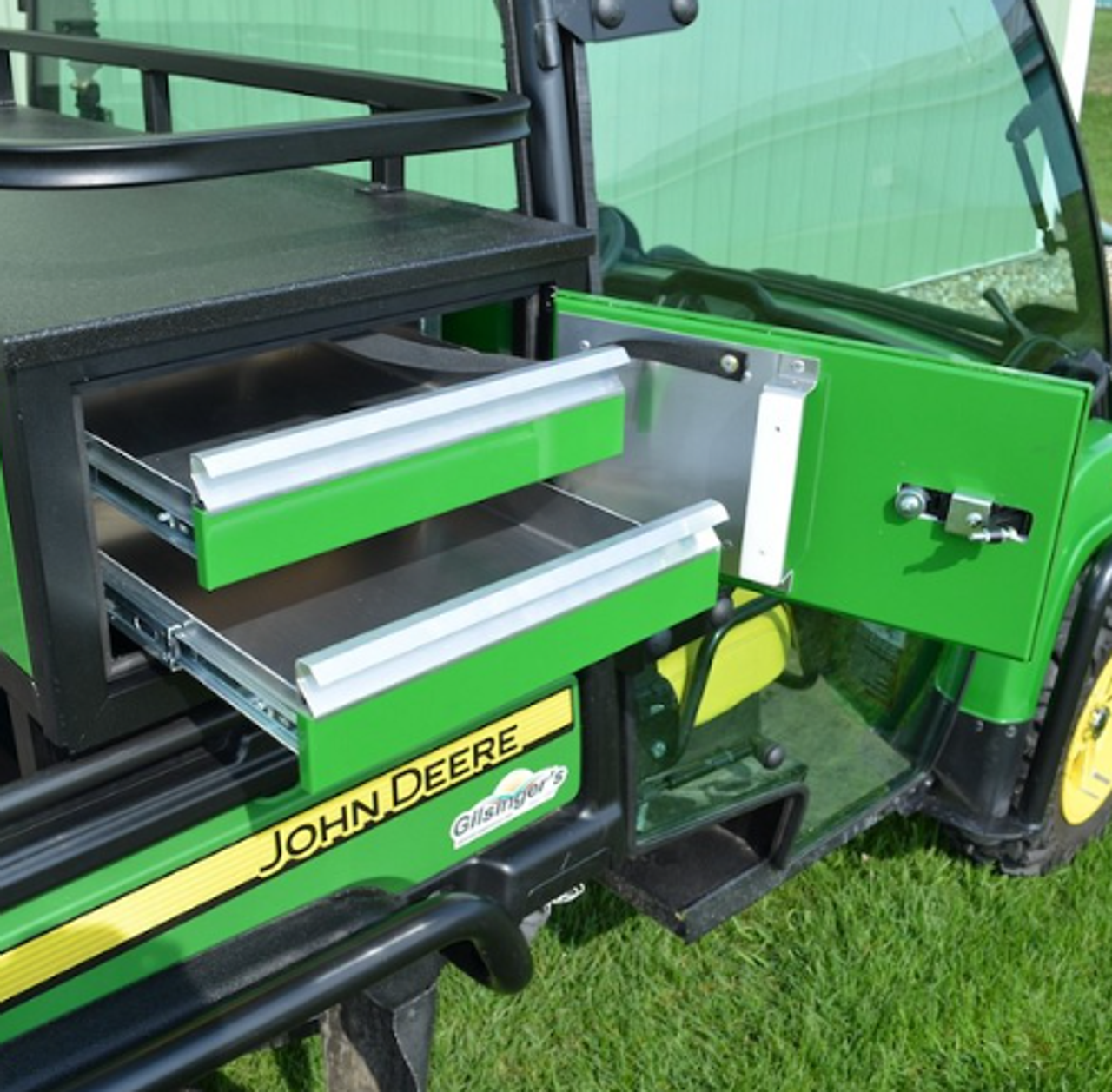 Side X Side UTV 12" High Crossover Cabinet w/Drawers John Deere Gator