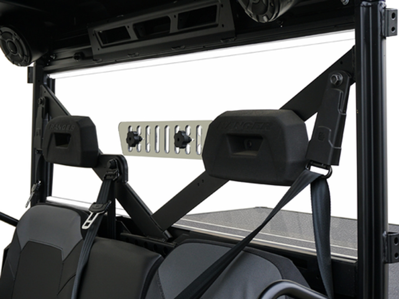 Side X Side UTV Vented & Scratch Resistant Rear Window Polaris Ranger/Bobcat 3400