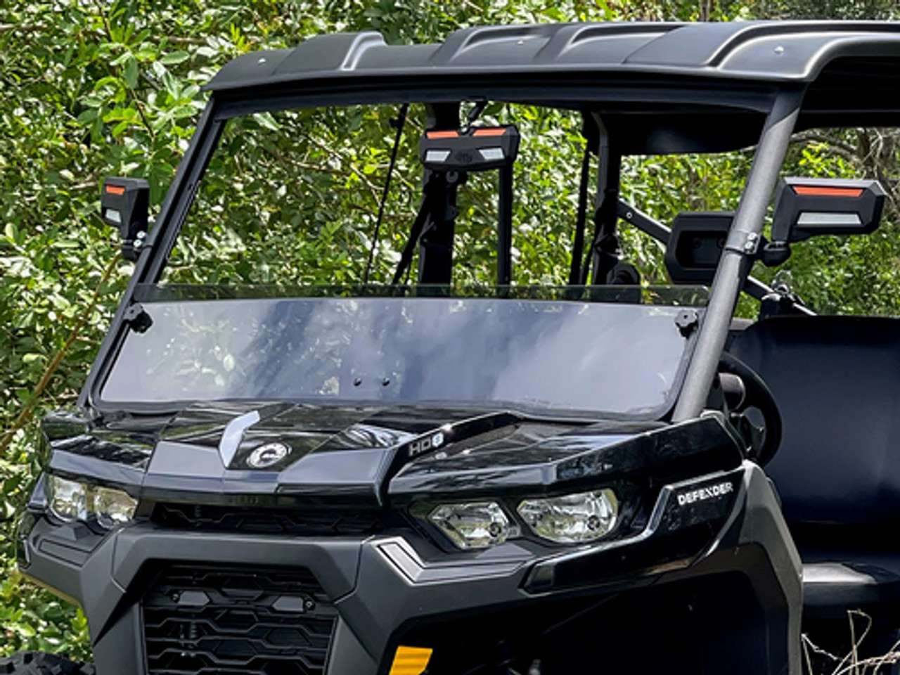 Side X Side UTV Tinted Half Windshield Can-Am Defender