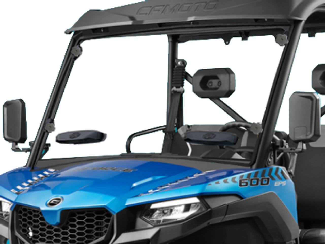 Side X Side UTV Vented & Scratch Resistant Windshield CF Moto U-Force 600