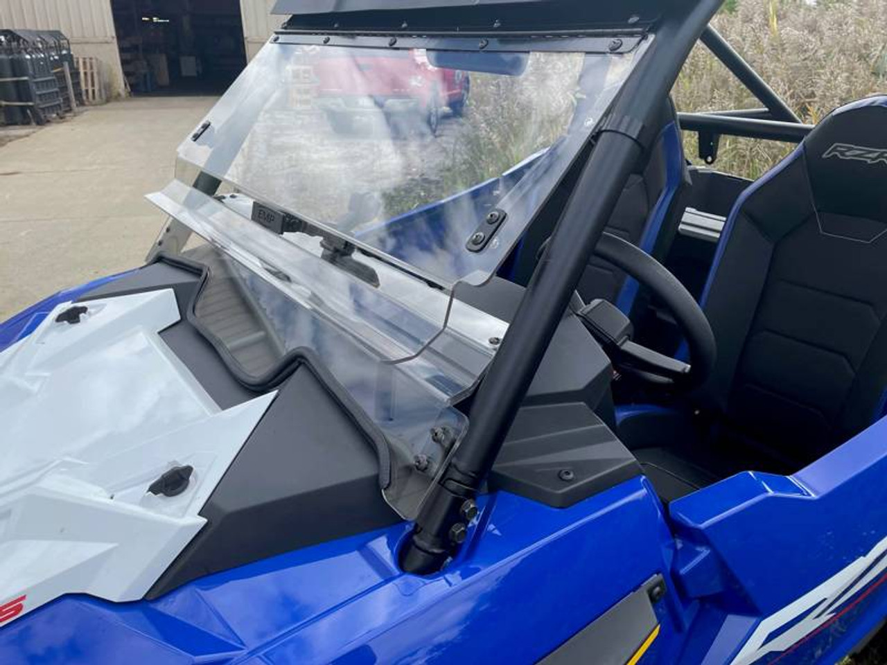 Side X Side UTV Polaris RZR Trail Scratch Resistant Flip-Up Windshield