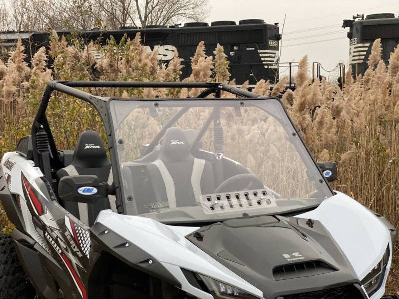 Side X Side UTV Scratch Resistant/Vented Windshield Kawasaki Teryx KRX 1000