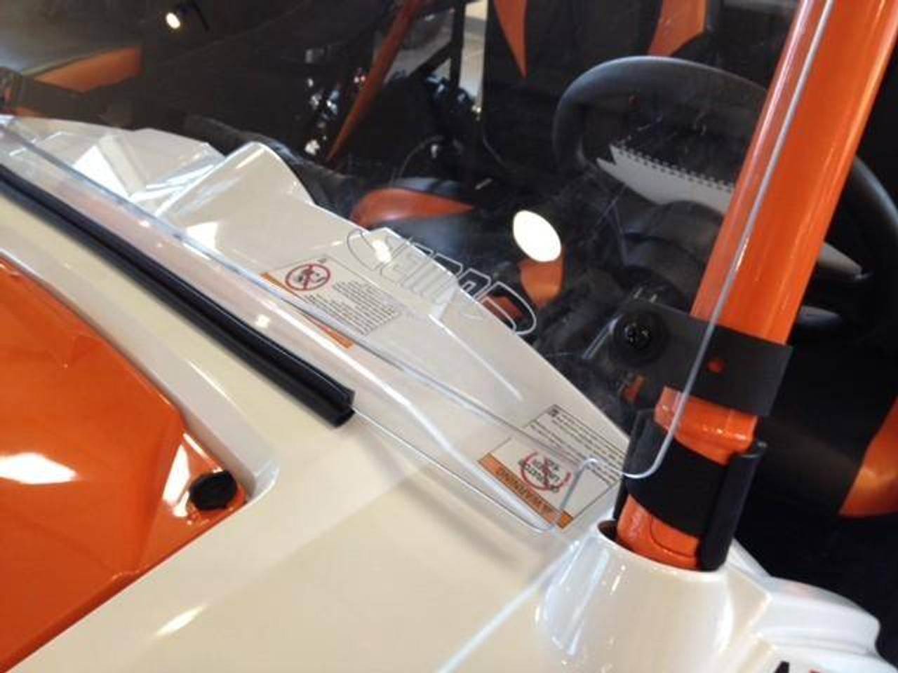 Side X Side UTV Polaris RZR Hard Coat "Cooter Brown" Windshield