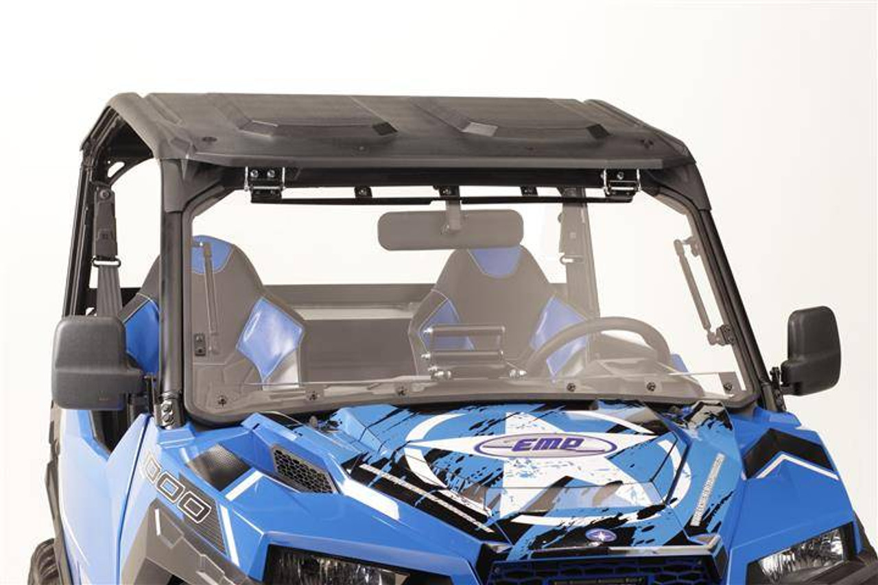 Side X Side UTV Polaris General Scratch Resistant Flip-Up Windshield