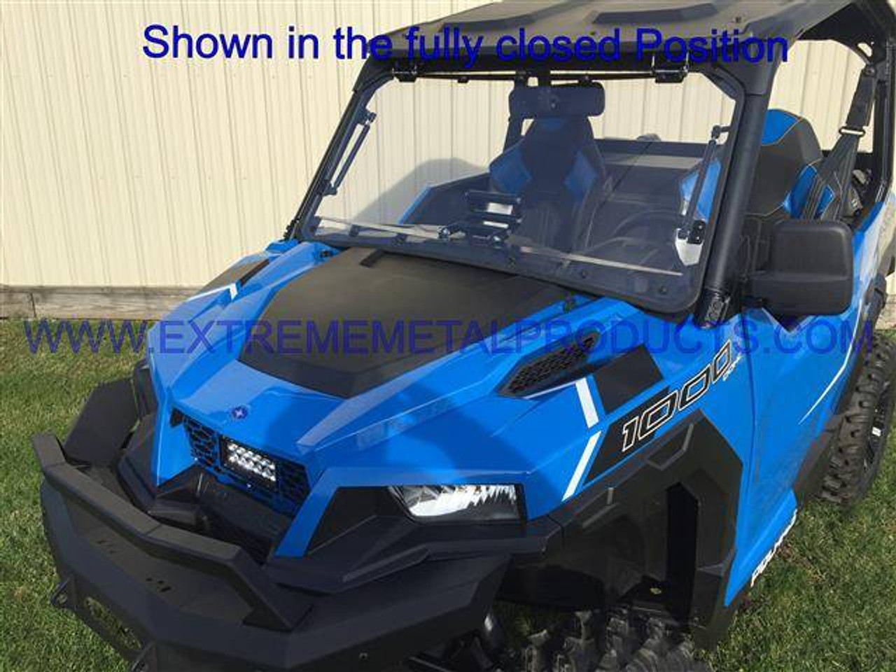 Side X Side UTV Polaris General Scratch Resistant Flip-Up Windshield