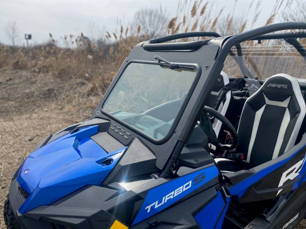 Side X Side UTV Polaris RZR Turbo S Glass Windshield