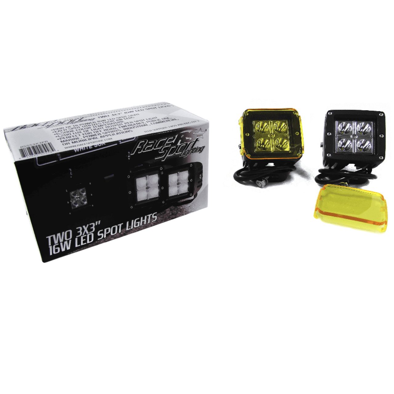 UTV Side X Side 3 Inch Street Series LED Cube Light Kit