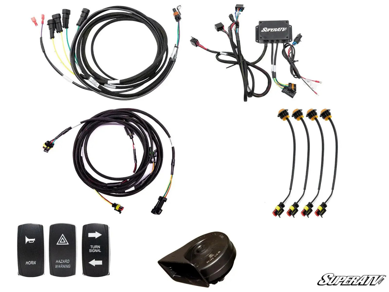 Side X Side UTV Polaris RZR PRO XP Deluxe Plug & Play Turn Signal Kit