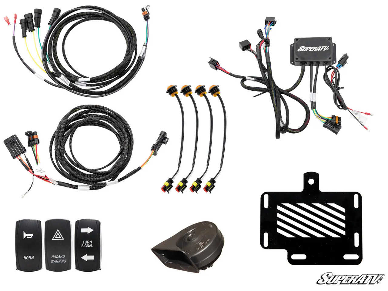 Side X Side UTV Polaris Ranger XP 900 Deluxe Plug & Play Turn Signal Kit