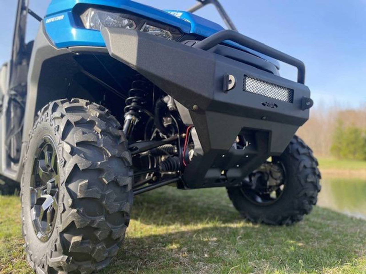 Side X Side UTV Can-Am Defender Front Bumper and Brush Guard