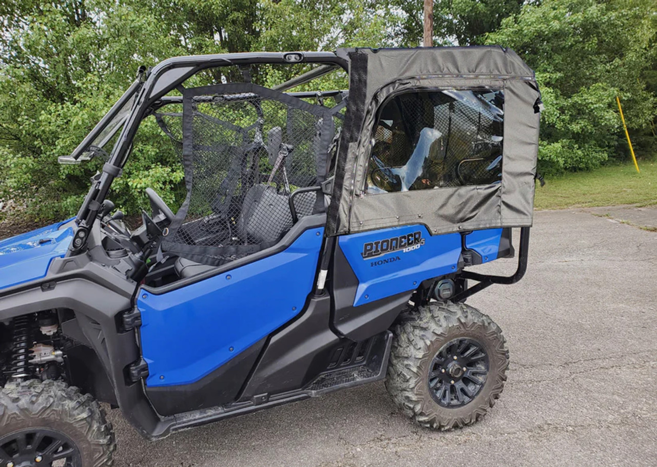 3 Star side x side Honda Pioneer 1000-5 and 1000-6 soft upper rear doors