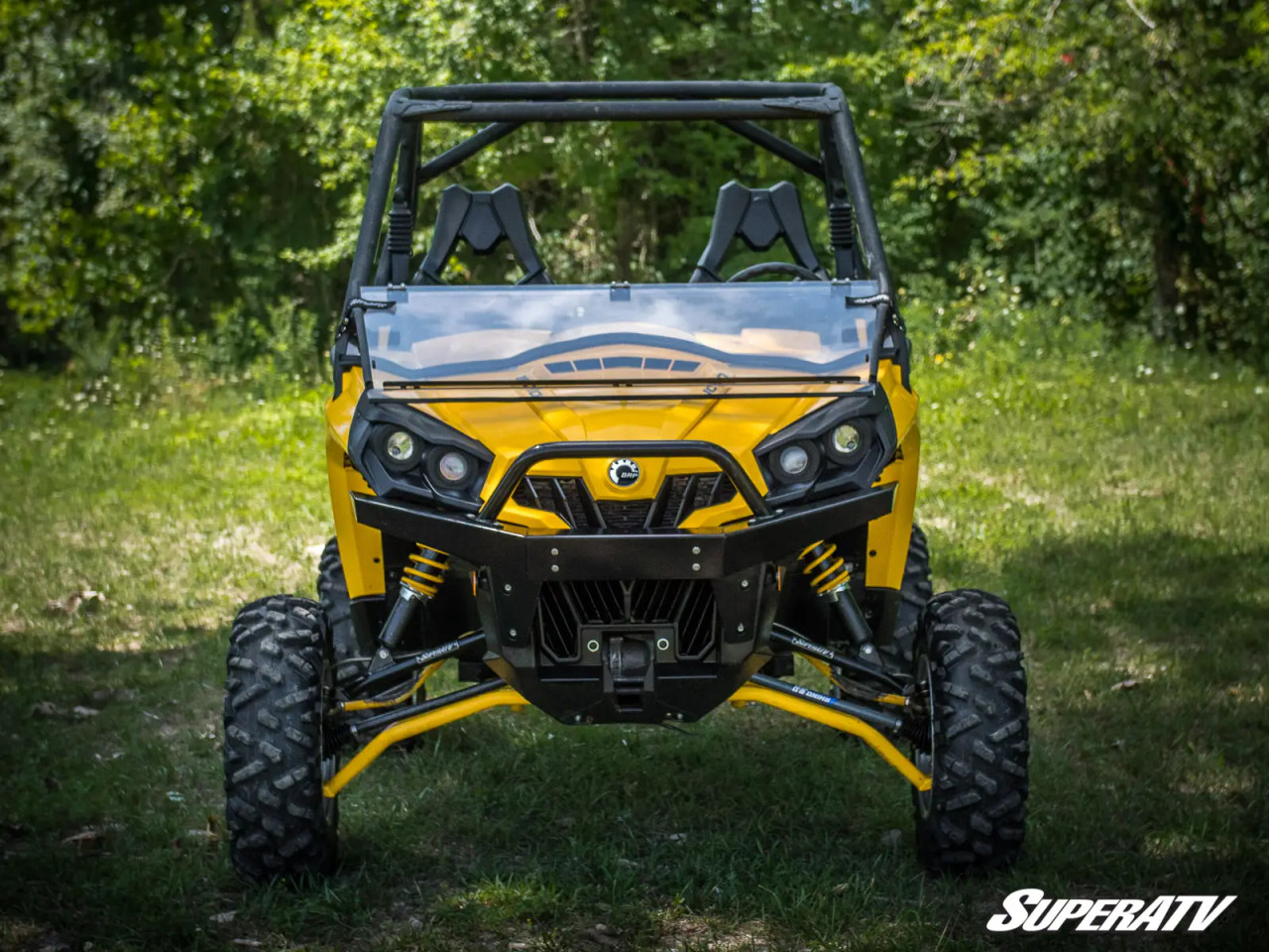 Side X Side UTV Can-Am Commander Scratch Resistant Flip Down Windshield