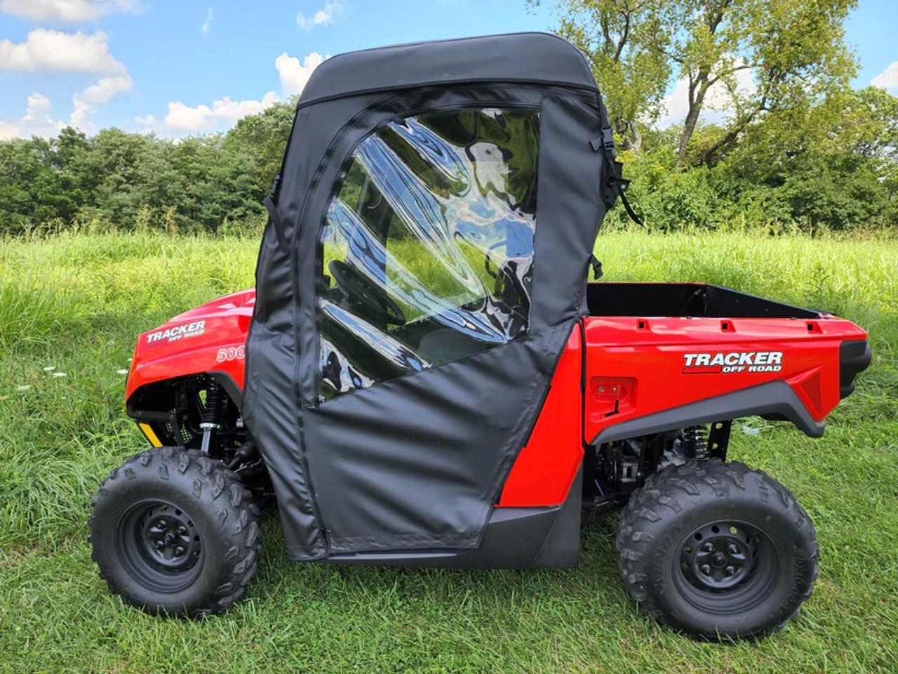 3 Star side x side Arctic Cat Prowler Tracker 500 doors and rear window side view