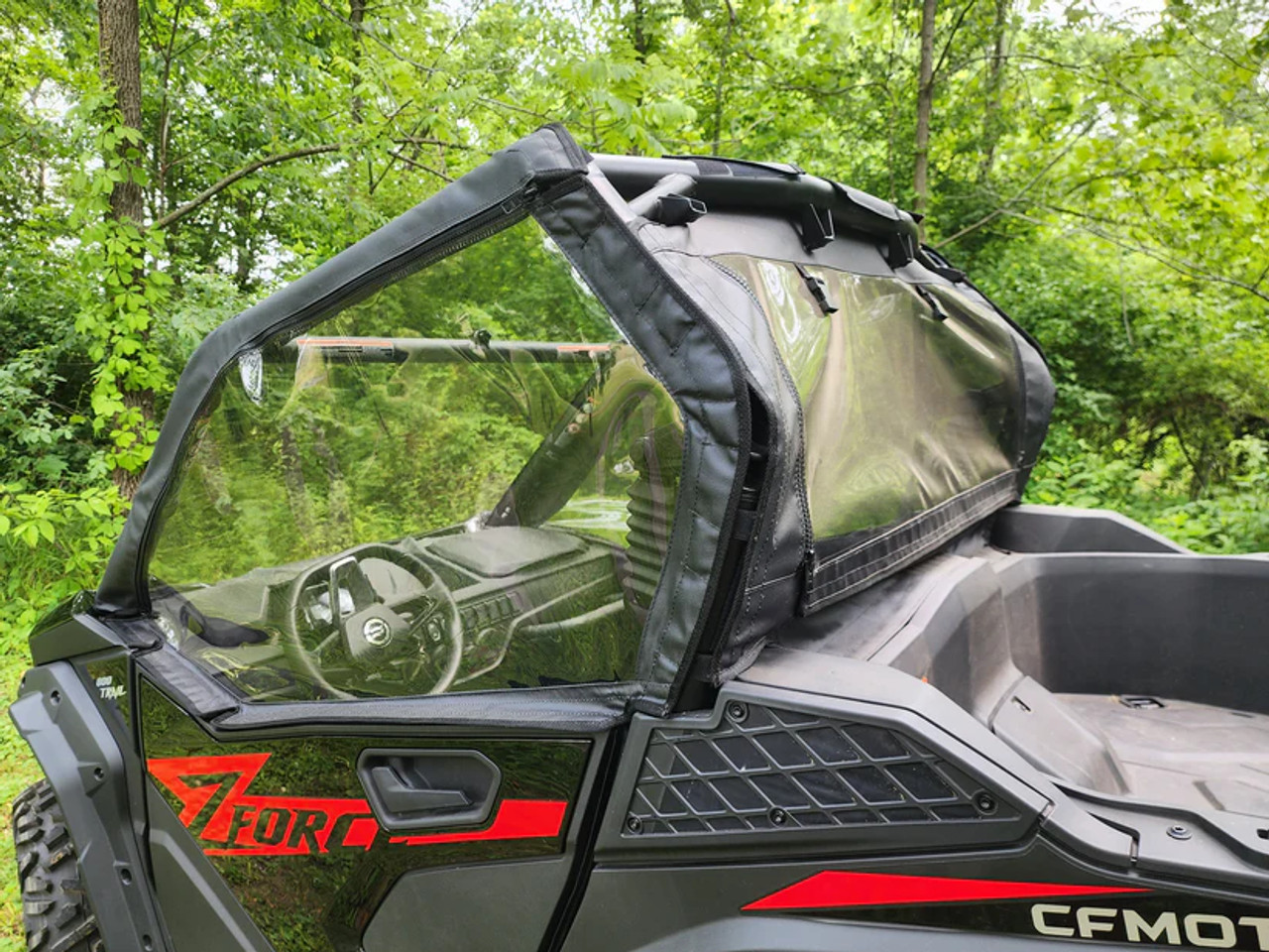 3 Star side x side CF Moto Z-Force 800 Trail 950 Sport and Trail upper doors and rear window