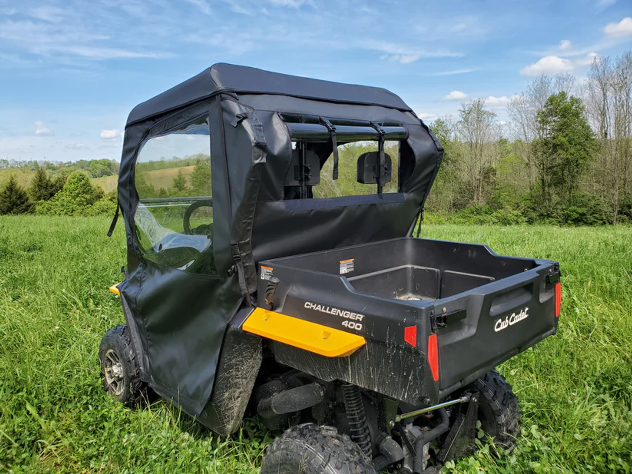 3 Star side x side Cub Cadet Challenger 400 full cab enclosure rear view