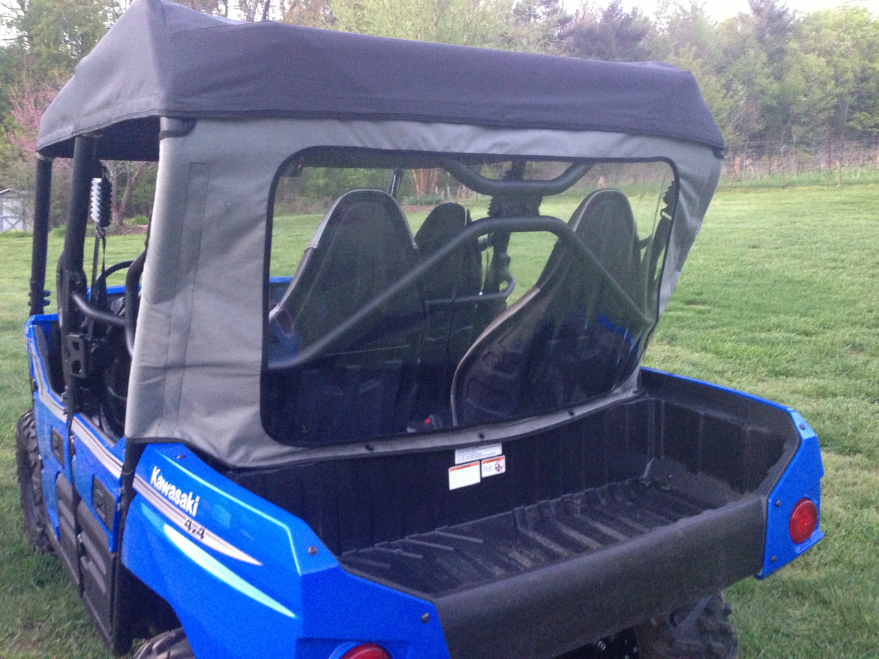 UTV Side X Side Kawasaki Teryx 4 Rear Windjammer