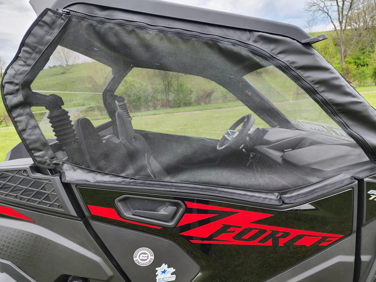 3 Star Side x Side UTV CF Moto Z-Force 800 Trail/950 Trail/Sport Upper Doors w/Mesh Window