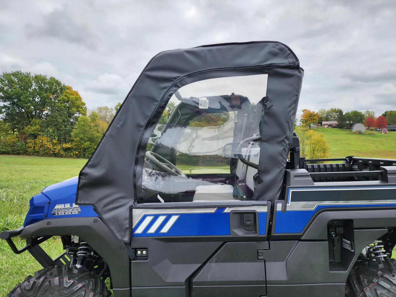 3 Star Side X Side UTV Kawasaki Pro FXR Upper Canvas Doors