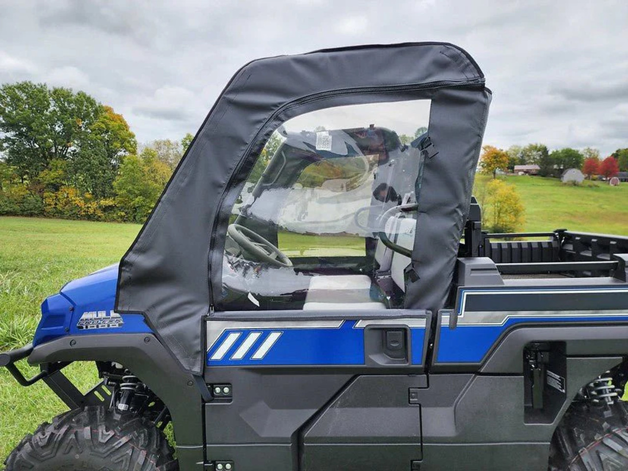 3 Star Side X Side UTV Kawasaki Pro FXR Full Cab Enclosure for Hard Windshield