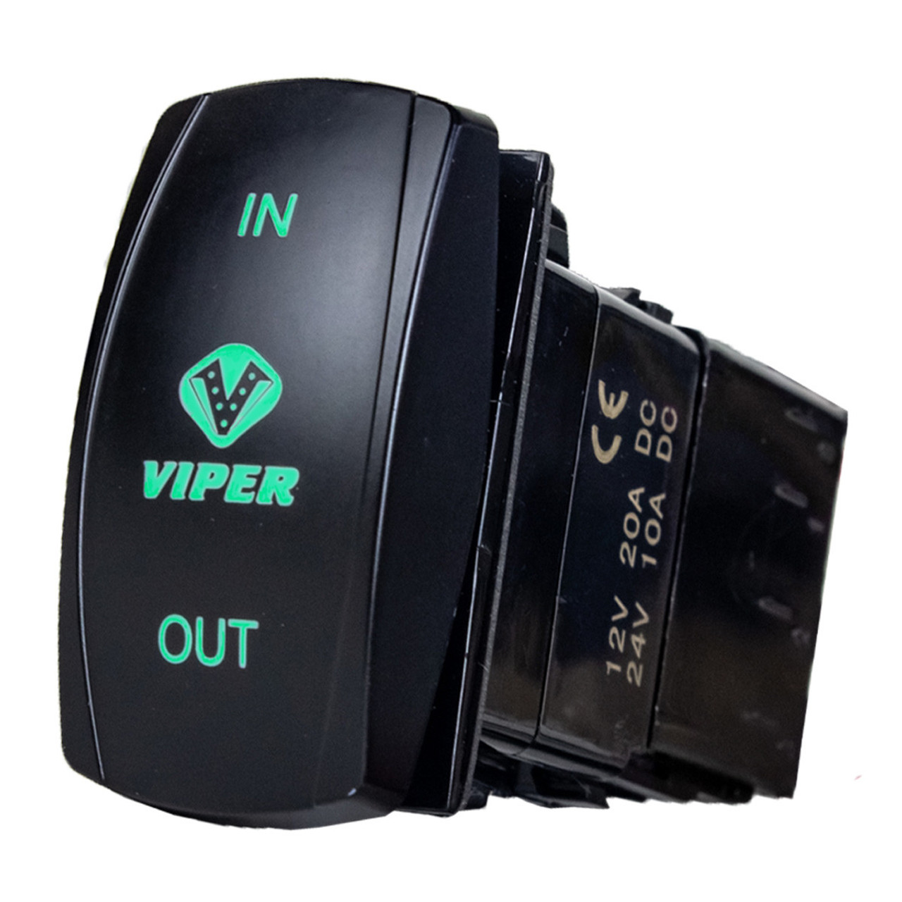 UTV SXS Viper Midnight 3000 lb. Synthetic Cable Winch